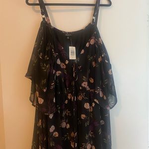Torrid Knee Length Floral Dress